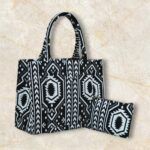 Black And White Tote Bag