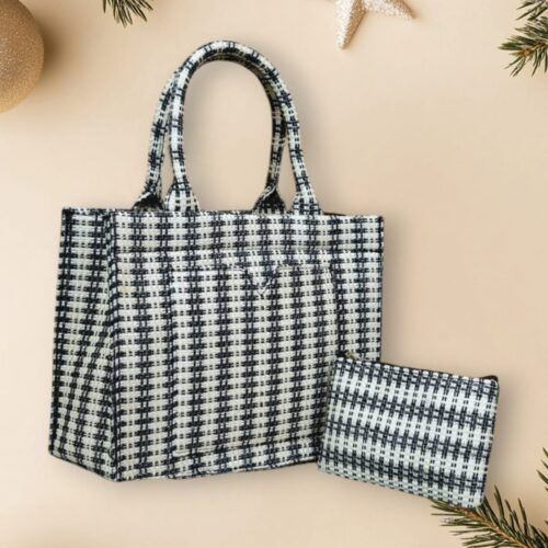 3D Half White With Black Bag