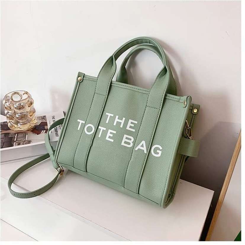 Trendy Tote With Sling - Green