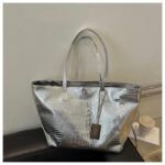 Shinny grey bag
