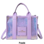 Glittery Purple Bag