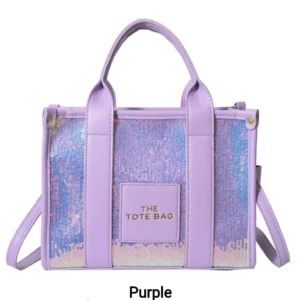 Glittery Purple Bag