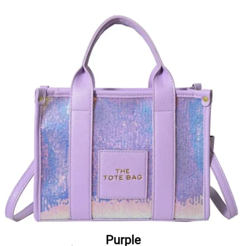 Glittery Purple Bag