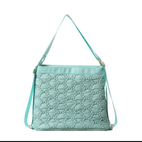 High Quilted Tote/Crossbody Bag