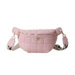 unisex crossbody bag pink
